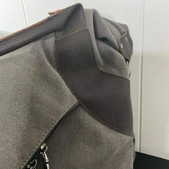 Vintage Classic Fashion Women's Gray Leather Strap Hobo Shoulder Bag Purse - Picture 3 of 16